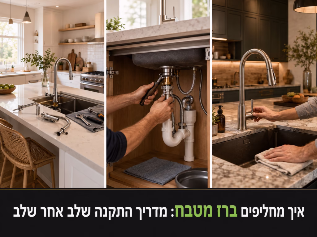 איך מחליפים ברז מטבח